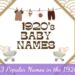 popular names in the 1920s
