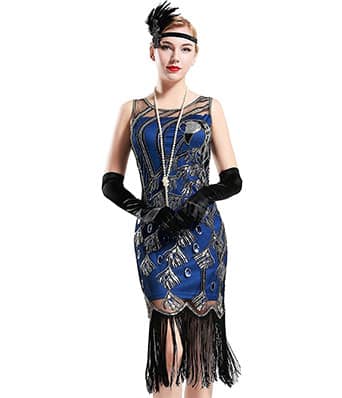 casual gatsby attire for female