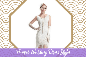 Flapper Wedding Dress Styles