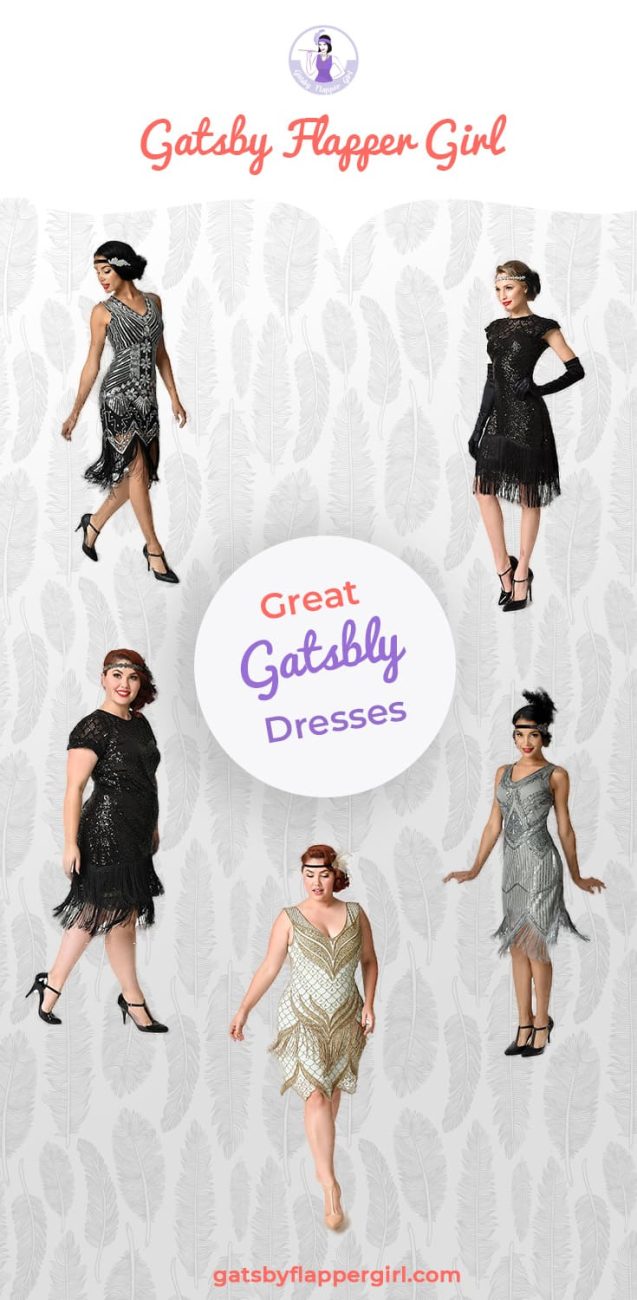 flapper girl style dress