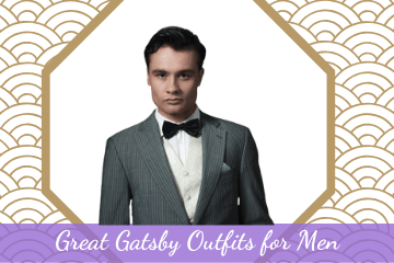 1920s Great Gatsby Outfits for Men