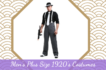 Mens Plus Size 1920's Costumes