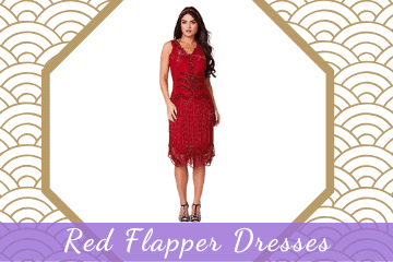 Red Flapper Dresses