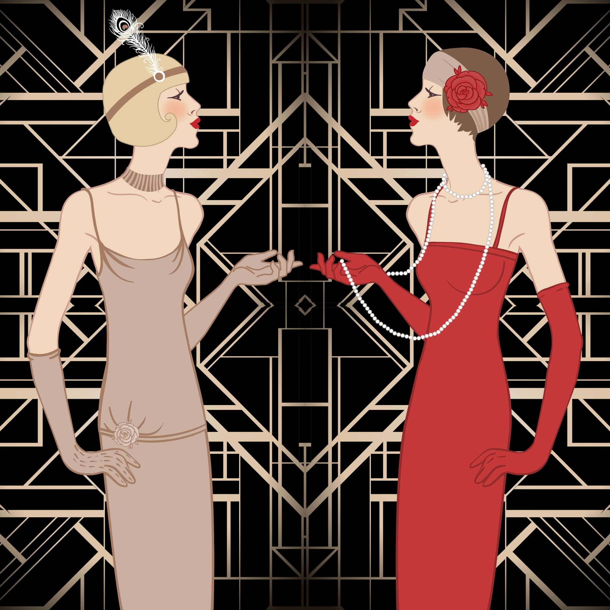 Myrtle and Daisy from The Great Gatsby