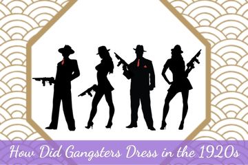 How did gangsters dress in the 1920s