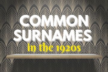 common last names in the 1920s