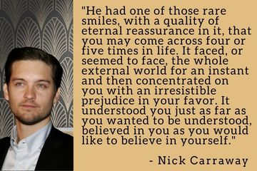 Nick Carraway Lines from Chapter 3 of The Great Gatsby