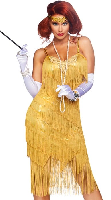 17 Gorgeous Flapper Costumes for Halloween Gatsby Flapper Girl