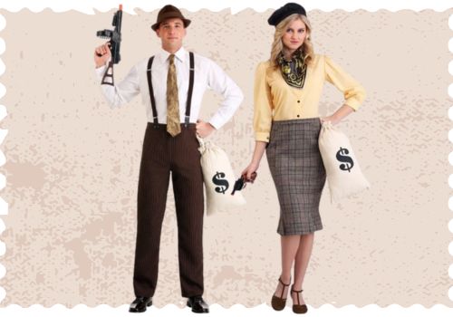 Bonnie and Clyde Costume Ideas Outfits Gatsby Flapper Girl