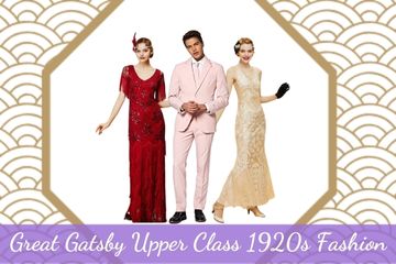 great gatsby upper class 1920s fashion