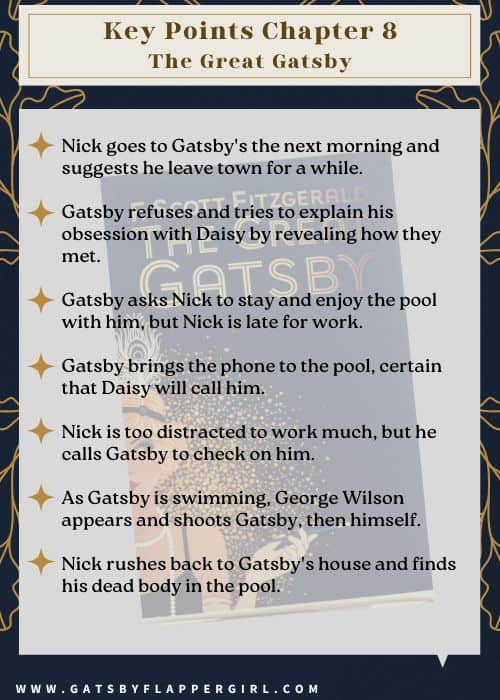 Key Points Chapter 8 The Great Gatsby