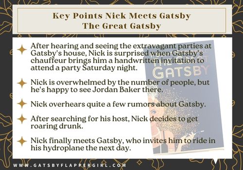 Key Points Nick Meets Gatsby