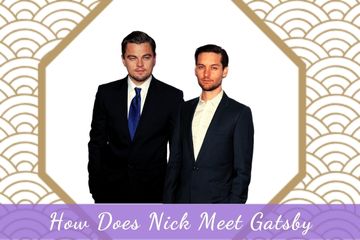 how does nick meet gatsby