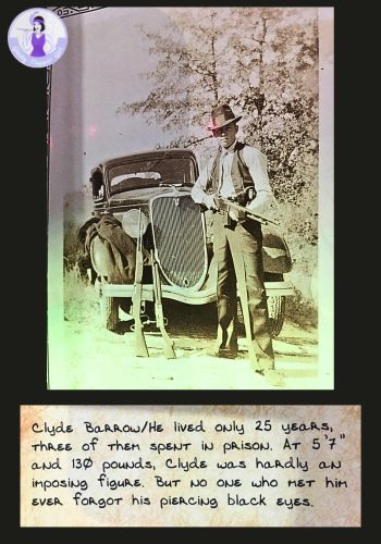 Clyde Barrow in front of his car