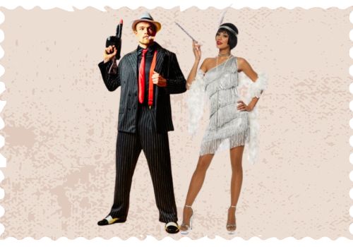 Flapper and gangster costume best sale